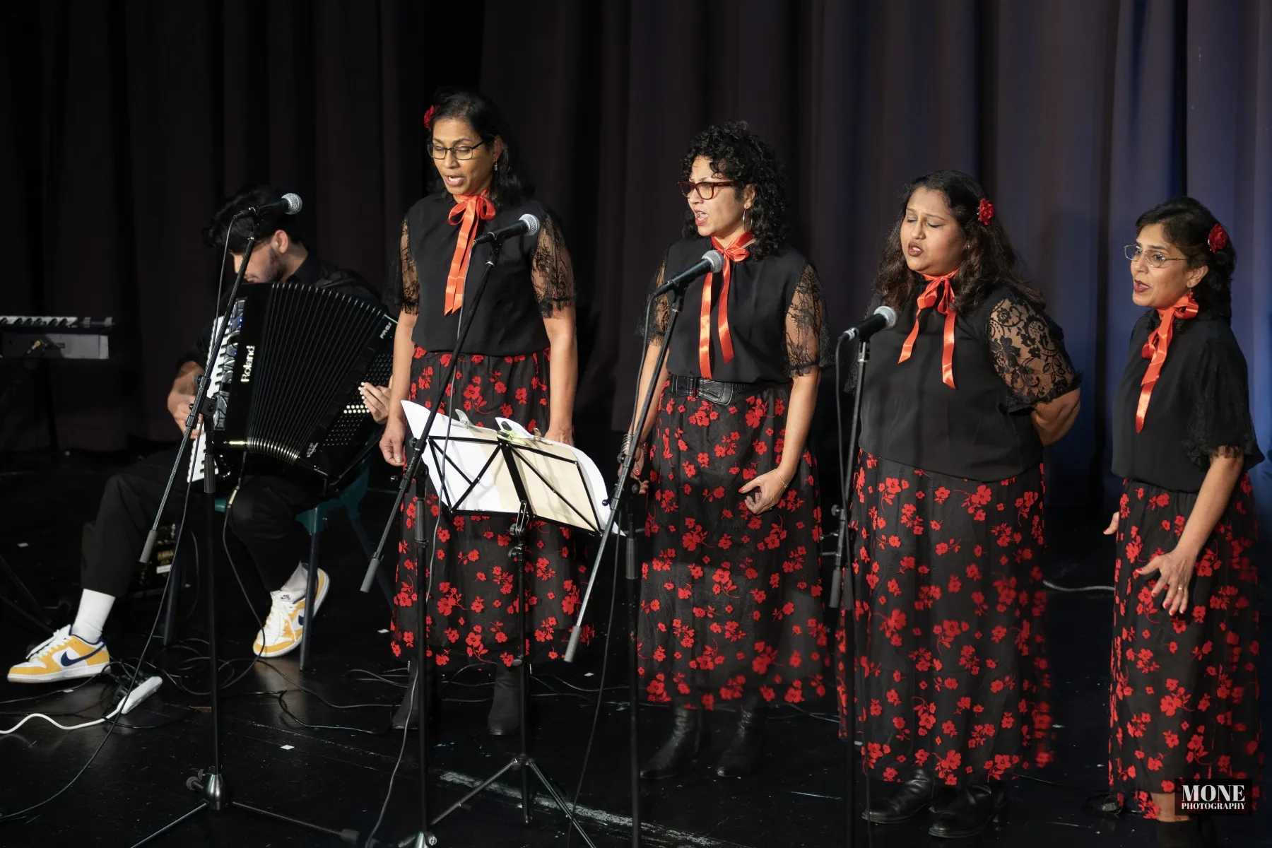Artist on stage