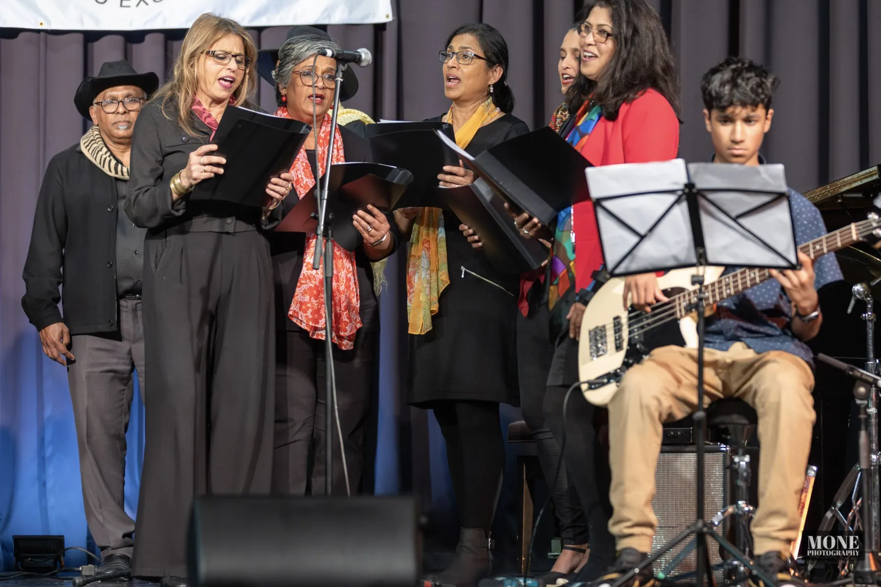 Community celebration at the event
